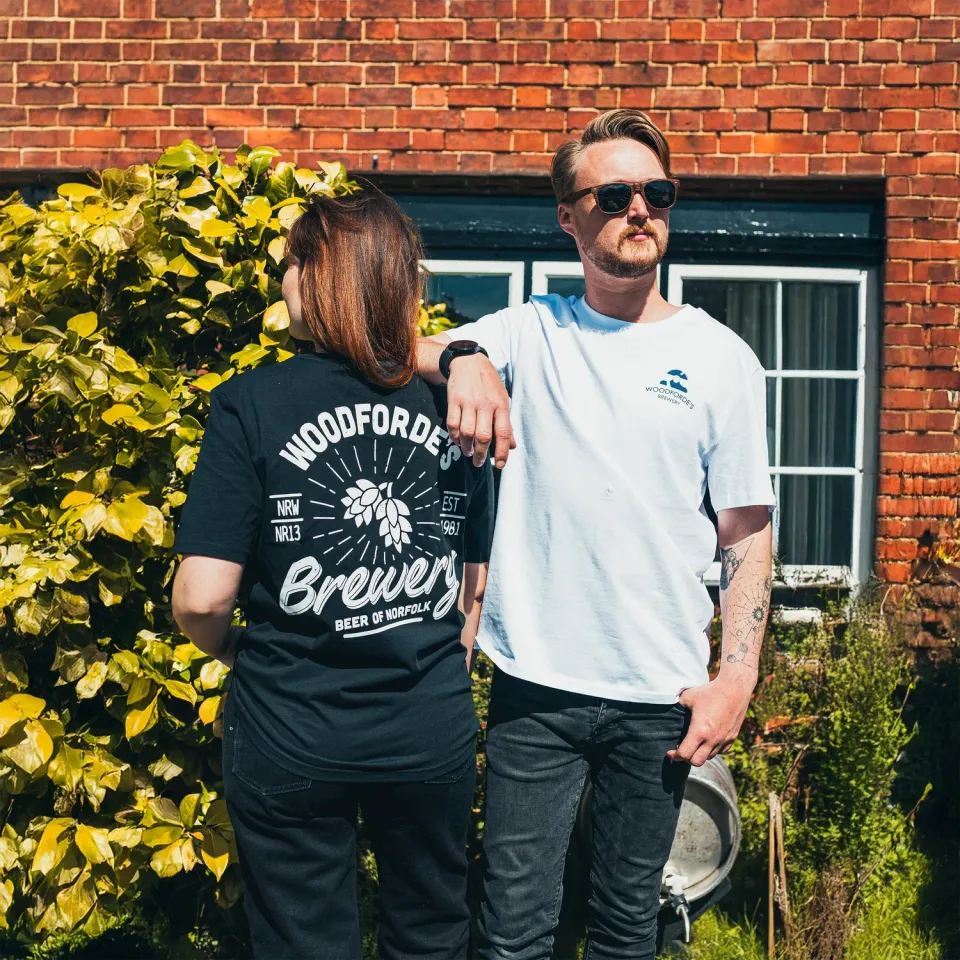 Woodforde's Hop T-shirt maglietta cotone bio unisex