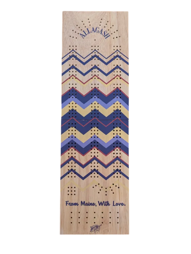 Allagash Cribbage Board gioco da tavolo in legno