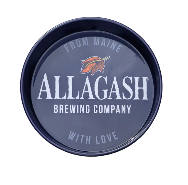 Allagash Beer Tray vassoio da bar metallo