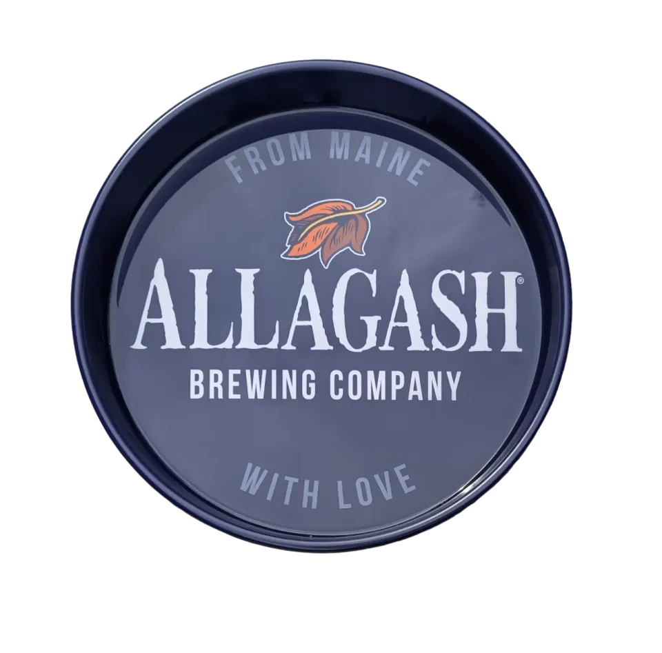 Allagash Beer Tray vassoio da bar metallo
