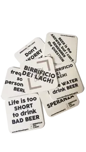 Birrificio dei Laghi sottobicchieri Limited Edition set 7 pezzi