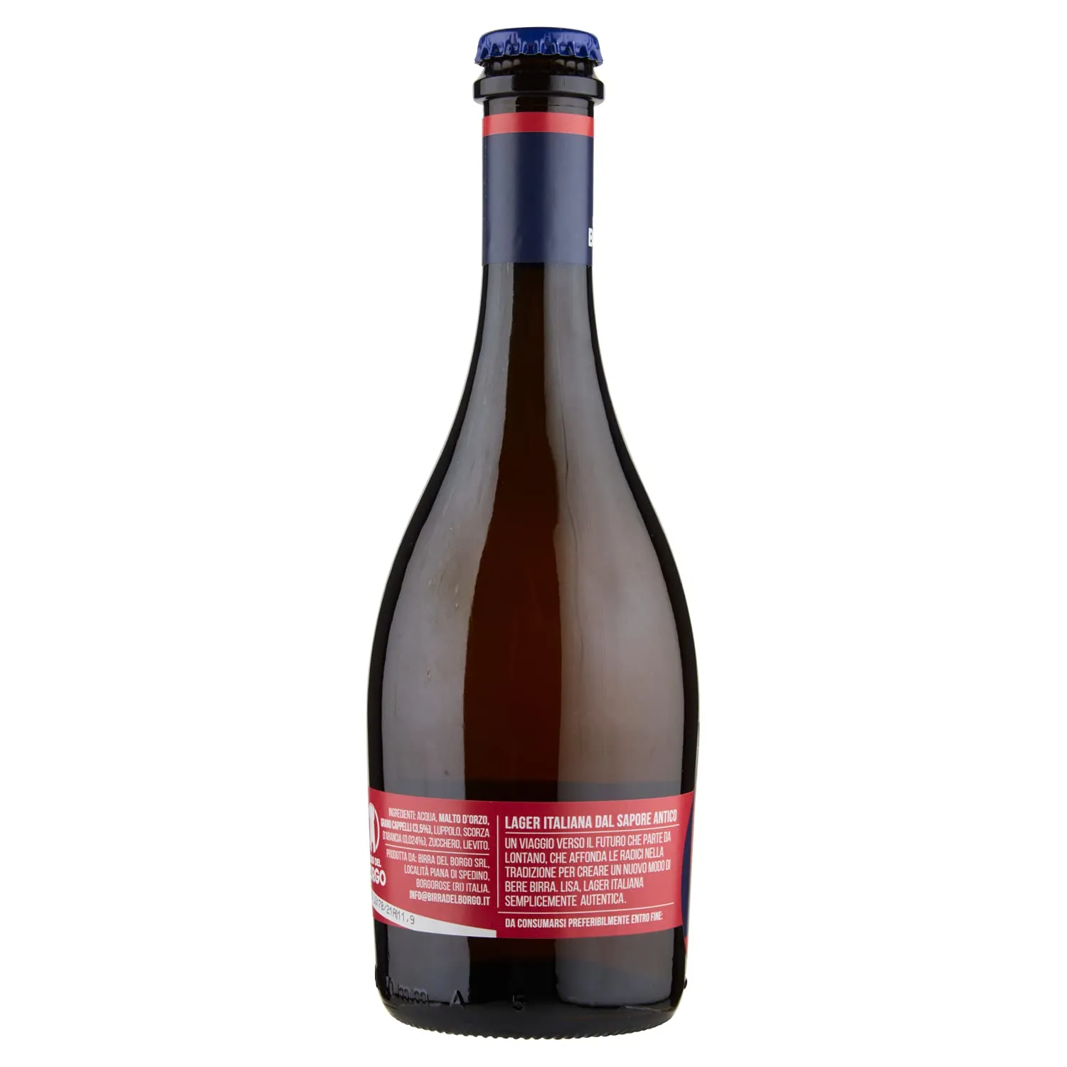 Birra del Borgo Lisa Birra Lager 12x50cl non filtrata