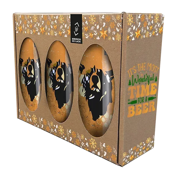 Birrificio dei Laghi Beehard Christmas birra 3 lattine 40cl miele