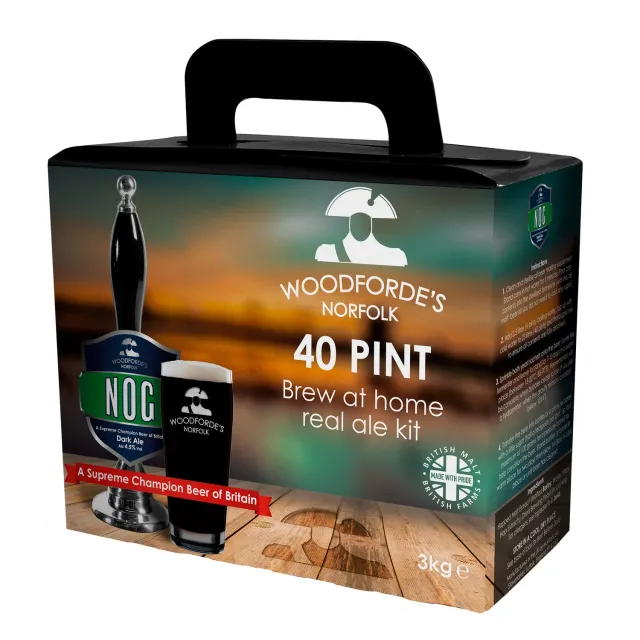 Woodforde's Nog kit birra dark ale 4,5% gusto pieno