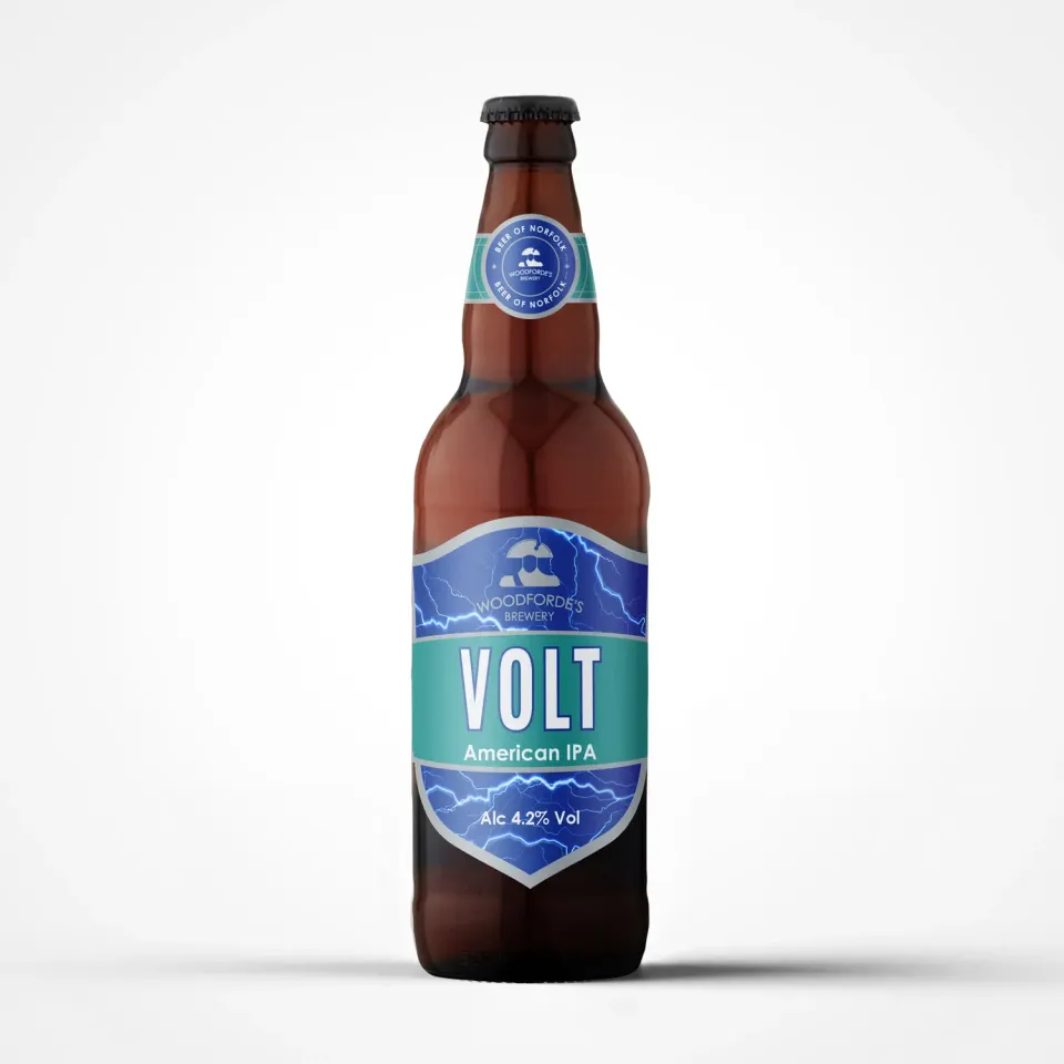 Woodforde's Volt IPA birra bottiglia 4,5% agrumata